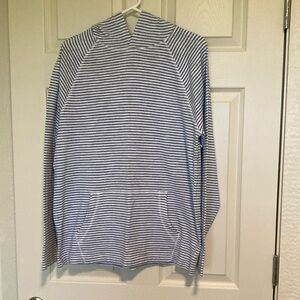 Men’s GAP Blue and White Striped Hoodie, like new